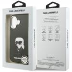 Carcasa Karl Lagerfeld IML Aquarelle Karl Logo cu MagSafe compatibila cu iPhone 17, Negru 9 - lerato.ro