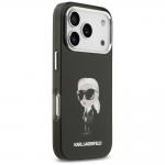 Carcasa Karl Lagerfeld IML Aquarelle Karl Logo cu MagSafe compatibila cu iPhone 17 Pro, Negru 5 - lerato.ro
