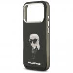 Carcasa Karl Lagerfeld IML Aquarelle Karl Logo cu MagSafe compatibila cu iPhone 17 Pro, Negru 7 - lerato.ro