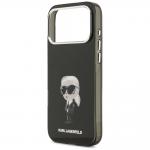 Carcasa Karl Lagerfeld IML Aquarelle Karl Logo cu MagSafe compatibila cu iPhone 17 Pro Max, Negru 7 - lerato.ro