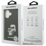 Carcasa Karl Lagerfeld IML Aquarelle Karl and Choupette Logo cu MagSafe compatibila cu iPhone 17, Negru 9 - lerato.ro
