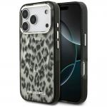 Carcasa Karl Lagerfeld IML Leopard Pattern cu MagSafe compatibila cu iPhone 17 Pro, Maro 4 - lerato.ro
