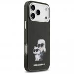 Carcasa Karl Lagerfeld IML Aquarelle Karl and Choupette Logo cu MagSafe compatibila cu iPhone 17 Pro, Negru 5 - lerato.ro