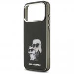 Carcasa Karl Lagerfeld IML Aquarelle Karl and Choupette Logo cu MagSafe compatibila cu iPhone 17 Pro, Negru 7 - lerato.ro
