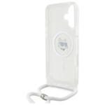 Carcasa Karl Lagerfeld IML Choupette Head and Cord cu MagSafe compatibila cu iPhone 16, Transparent 7 - lerato.ro