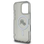 Carcasa Karl Lagerfeld IML Metal Karl and Choupette Head cu MagSafe compatibila cu iPhone 16 Pro, Negru 8 - lerato.ro