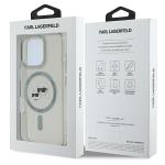 Carcasa Karl Lagerfeld IML Metal Karl and Choupette Head cu MagSafe compatibila cu iPhone 16 Pro, Negru 9 - lerato.ro