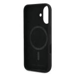 Carcasa Karl Lagerfeld Silicone Nauble Heads Print cu MagSafe compatibila cu iPhone 16, Negru 8 - lerato.ro
