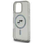 Carcasa Karl Lagerfeld IML Metal Karl and Choupette Head cu MagSafe compatibila cu iPhone 16 Pro Max, Negru 7 - lerato.ro