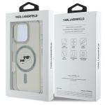 Carcasa Karl Lagerfeld IML Metal Karl and Choupette Head cu MagSafe compatibila cu iPhone 16 Pro Max, Negru 9 - lerato.ro