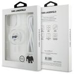 Carcasa Karl Lagerfeld IML Choupette Head and Cord cu MagSafe compatibila cu iPhone 16 Pro, Transparent 8 - lerato.ro