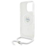 Carcasa Karl Lagerfeld IML Choupette Head and Cord cu MagSafe compatibila cu iPhone 16 Pro Max, Transparent 7 - lerato.ro