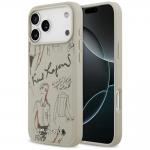 Carcasa Karl Lagerfeld Grained Pattern Logo cu MagSafe compatibila cu iPhone 17 Pro Max, Gri 4 - lerato.ro