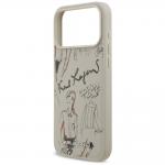 Carcasa Karl Lagerfeld Grained Pattern Logo cu MagSafe compatibila cu iPhone 17 Pro Max, Gri 7 - lerato.ro