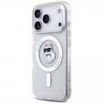 Carcasa Karl Lagerfeld IML Choupette cu MagSafe compatibila cu iPhone 17 Pro, Transparent 3 - lerato.ro