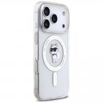 Carcasa Karl Lagerfeld IML Choupette cu MagSafe compatibila cu iPhone 17 Pro, Transparent 5 - lerato.ro
