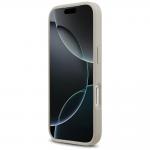 Carcasa Karl Lagerfeld Grained Pattern Logo cu MagSafe compatibila cu iPhone 17 Pro, Gri 6 - lerato.ro