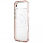 Carcasa Karl Lagerfeld IML Choupette Head Logo cu MagSafe compatibila cu iPhone 17 Air, Roz 8 - lerato.ro
