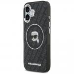 Carcasa Karl Lagerfeld IML Karl Head Logo cu MagSafe compatibila cu iPhone 17, Negru 3 - lerato.ro