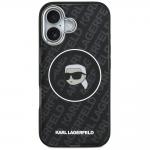 Carcasa Karl Lagerfeld IML Karl Head Logo cu MagSafe compatibila cu iPhone 17, Negru 2 - lerato.ro