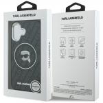Carcasa Karl Lagerfeld IML Karl Head Logo cu MagSafe compatibila cu iPhone 17, Negru 9 - lerato.ro