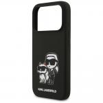 Carcasa Karl Lagerfeld Silicone KC Sketch Logo cu MagSafe compatibila cu iPhone 17 Pro, Negru 7 - lerato.ro