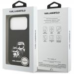 Carcasa Karl Lagerfeld Silicone KC Sketch Logo cu MagSafe compatibila cu iPhone 17 Pro, Negru 9 - lerato.ro
