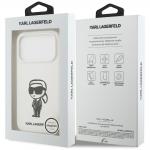 Carcasa Karl Lagerfeld Silicone Karl Sketch Logo cu MagSafe compatibila cu iPhone 17 Pro, Alb 9 - lerato.ro