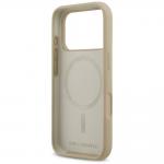 Carcasa Karl Lagerfeld Silicone Karl Sketch Logo cu MagSafe compatibila cu iPhone 17 Pro, Maro 8 - lerato.ro