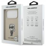 Carcasa Karl Lagerfeld Silicone Karl Sketch Logo cu MagSafe compatibila cu iPhone 17 Pro, Maro 9 - lerato.ro