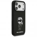 Carcasa Karl Lagerfeld Silicone Karl Sketch Logo cu MagSafe compatibila cu iPhone 17 Pro, Negru 5 - lerato.ro