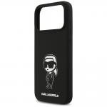 Carcasa Karl Lagerfeld Silicone Karl Sketch Logo cu MagSafe compatibila cu iPhone 17 Pro Max, Negru 7 - lerato.ro