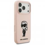 Carcasa Karl Lagerfeld Silicone Karl Sketch Logo cu MagSafe compatibila cu iPhone 17 Pro Max, Roz 5 - lerato.ro