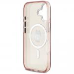 Carcasa Karl Lagerfeld IML Choupette Sketch Logo cu MagSafe compatibila cu iPhone 17, Roz 8 - lerato.ro