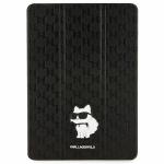Husa Karl Lagerfeld Saffiano Monogram Choupette compatibila cu iPad 10.2 inch 2019-2021, Negru 2 - lerato.ro