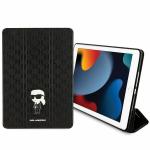 Husa Karl Lagerfeld Saffiano Monogram Ikonik compatibila cu iPad 10.2 inch 2019-2021, Negru 6 - lerato.ro