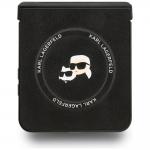 Carcasa Karl Lagerfeld Karl and Choupette Pins cu MagSafe compatibila cu Samsung Galaxy Z Flip 7, Negru 6 - lerato.ro