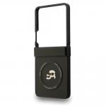 Carcasa Karl Lagerfeld Karl and Choupette Pins cu MagSafe compatibila cu Samsung Galaxy Z Flip 7, Negru 7 - lerato.ro