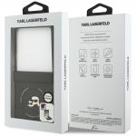 Carcasa Karl Lagerfeld Karl and Choupette Pins cu MagSafe compatibila cu Samsung Galaxy Z Flip 7, Negru 9 - lerato.ro