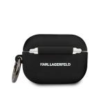 Carcasa Karl Lagerfeld Silicone Ikonik compatibila cu Apple AirPods Pro, Negru 4 - lerato.ro