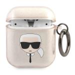 Carcasa Karl Lagerfeld Karl Head compatibila cu Apple AirPods 1 / 2, Gold 2 - lerato.ro