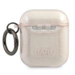 Carcasa Karl Lagerfeld Karl Head compatibila cu Apple AirPods 1 / 2, Gold 3 - lerato.ro