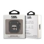 Carcasa Karl Lagerfeld Karl Head compatibila cu Apple AirPods 1 / 2, Negru 4 - lerato.ro