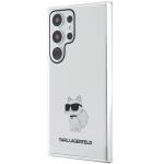 Carcasa Karl Lagerfeld IML Karl and Choupette compatibila cu Samsung Galaxy S24 Ultra, Transparent 3 - lerato.ro