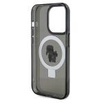 Carcasa Karl Lagerfeld Ring Stand Karl and Choupette cu MagSafe compatibila cu iPhone 13 Pro Max, Negru 8 - lerato.ro