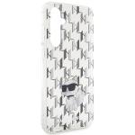 Carcasa Karl Lagerfeld Monogram Choupette compatibila cu Samsung Galaxy S23 FE, Alb 5 - lerato.ro