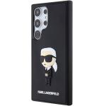 Carcasa Karl Lagerfeld 3D Rubber Ikonik compatibila cu Samsung Galaxy S24 Ultra, Negru 3 - lerato.ro