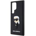 Carcasa Karl Lagerfeld 3D Rubber Ikonik compatibila cu Samsung Galaxy S24 Ultra, Negru 7 - lerato.ro