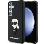 Carcasa Karl Lagerfeld 3D Rubber Ikonik compatibila cu Samsung Galaxy S24 Plus, Negru 4 - lerato.ro