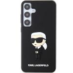 Carcasa Karl Lagerfeld 3D Rubber Ikonik compatibila cu Samsung Galaxy S24 Plus, Negru 2 - lerato.ro